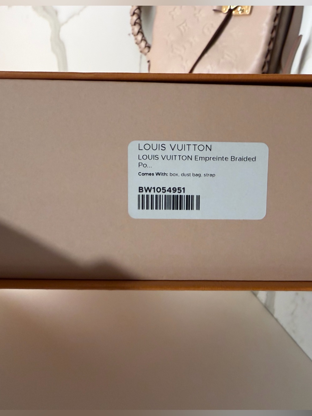 Louis Vuitton Empreinte Braided Pochette Métis - Vison - MM - Gorgeous! - Picture 12 of 12